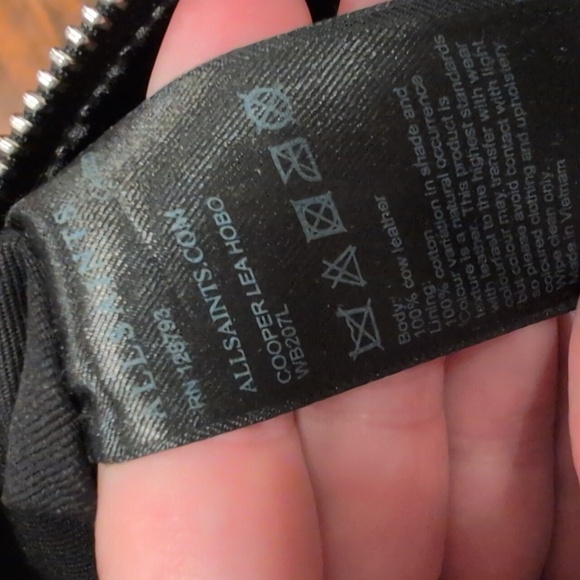 All saints cooper leather hobo bag - Picture 13 of 14